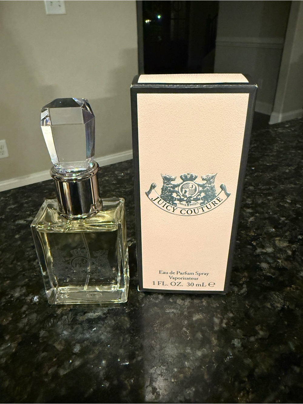 Juicy Couture Pink Boxed Eau de Parfum with Faceted Crystal Cap